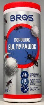 Порошок від мурах Брос (Bros) 500 г PD-025 фото
