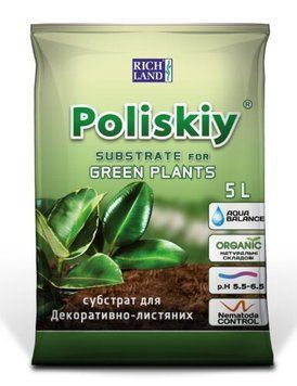 Поліський субстрат (Poliskiy) для декоративно-листяних 5 л SUB-008 фото