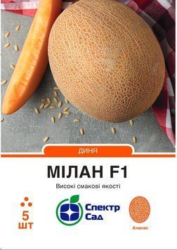 Насіння дині Мілан F1 5 шт (Спектр Сад) DIN-010 фото