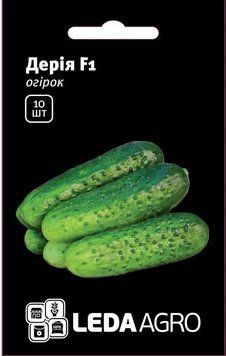 Насіння огірків Дерія F1 10 шт (Leda Agro) OG-022 фото