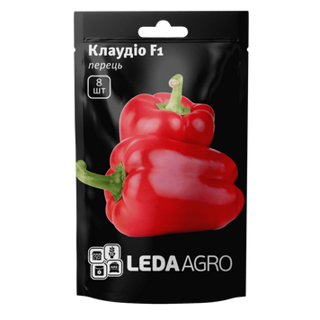 Насіння перцю Клаудіо F1 8 шт (Leda Agro) PER-013 фото