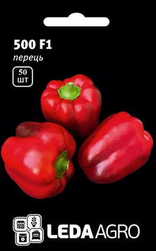Насіння перцю 500 F1 8 шт (Leda Agro) PER-016 фото