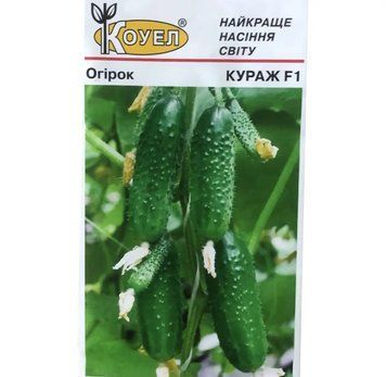 Насіння огірків Кураж F1 10 шт (Коуел) OG-035 фото