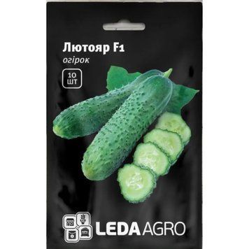 Насіння огірків Лютояр F1 10 шт (Leda Agro) OG-036 фото
