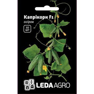 Насіння огірків Капрікорн F1 10 шт (Leda Agro) OG-037 фото